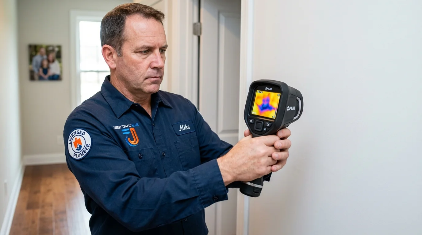 Thermal imaging leak detection by Johns Plumbing LLC in Saint James City